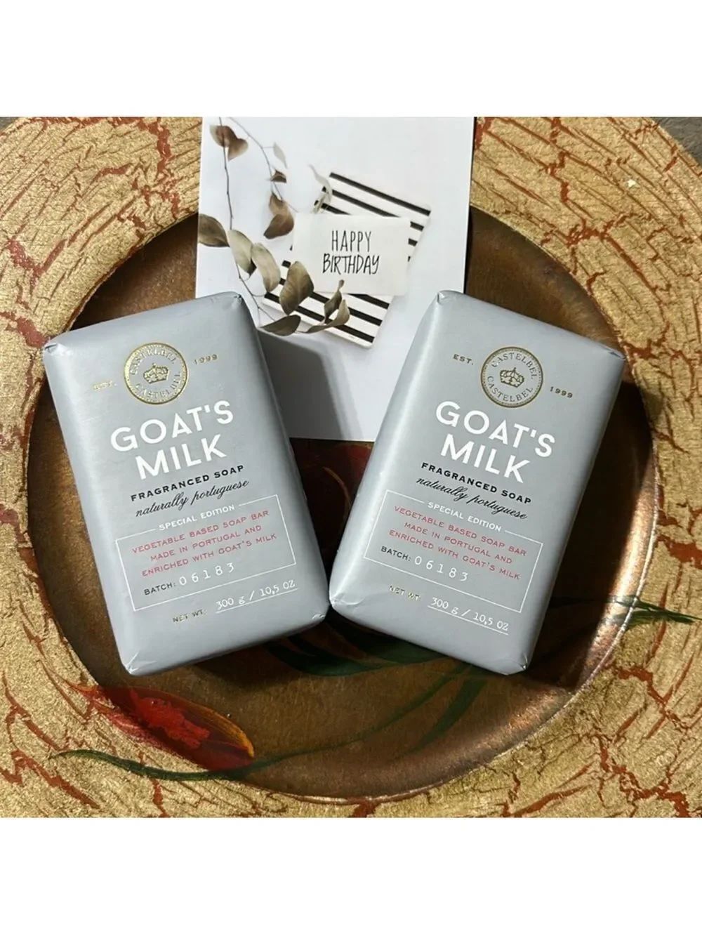 CASTELBEL Special Edition GOAT’s Milk Fragranced Soap Bars Unisex 2 Bars